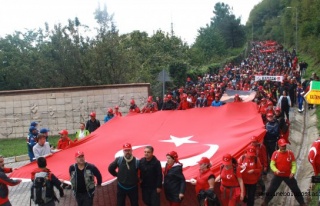 Atatürk ve İstiklal Yolu Yürüyüşü Başladı