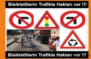 Bisikletlilerin de Trafikte Hakları Var !!!