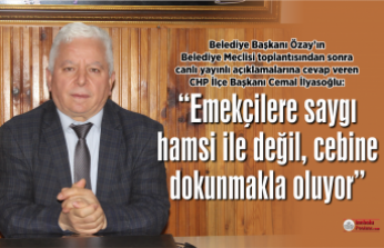 CHP İlçe Başkanı İlyasoğlu'ndan Belediye Başkanı Özay'a cevap